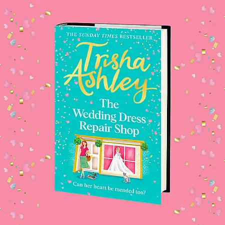 Prize image for Win a Signed Hardback The Wedding Dress Repair Shop by Trisha Ashley