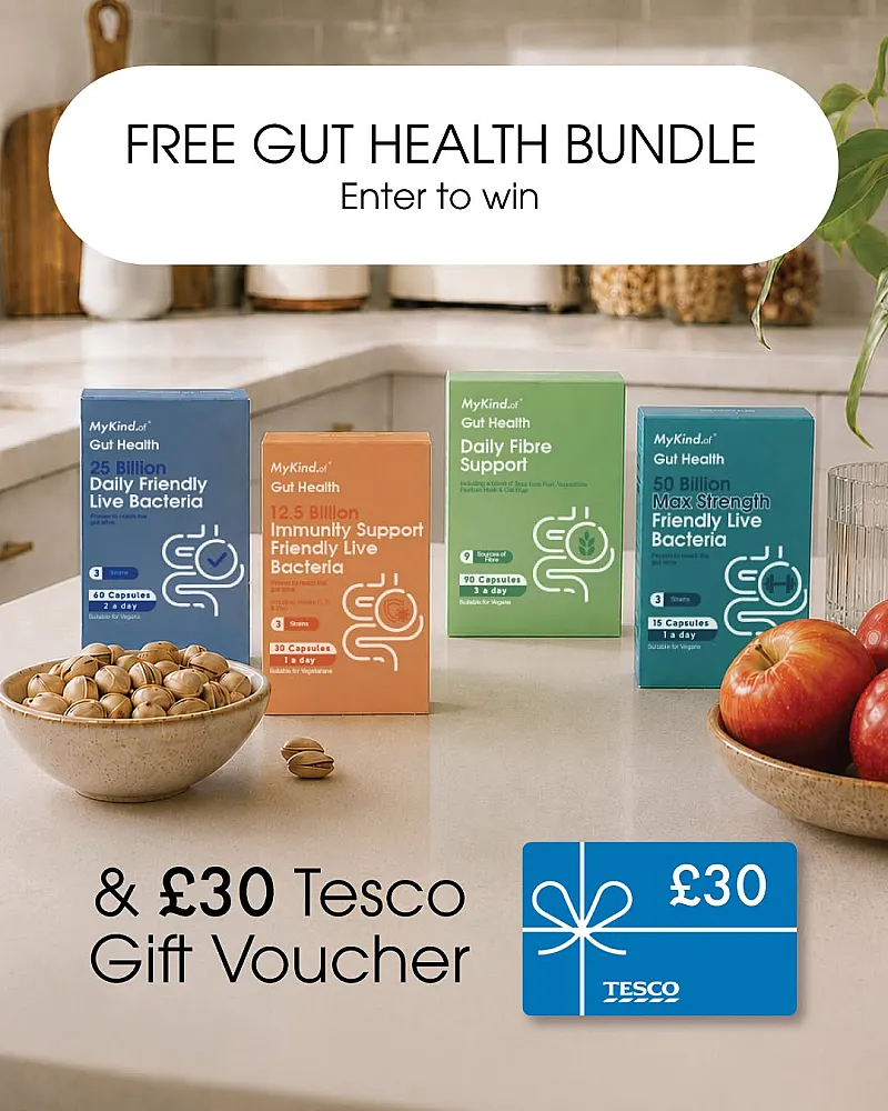 Win a MyKind.of Gut Health Bundle plus a £30 Tesco Gift Voucher