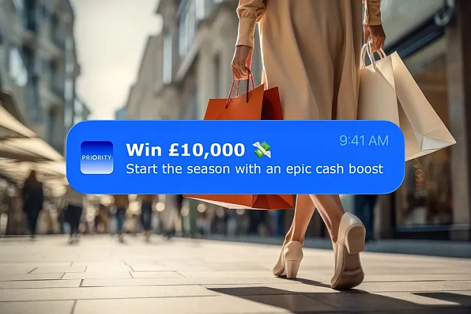 Prize image for Win £10,000 with O2 Priority APP