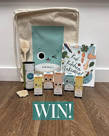 Prize image for Win a Variety of Viridan Nutrition Wellness Essentials, Bag & a Cookbook