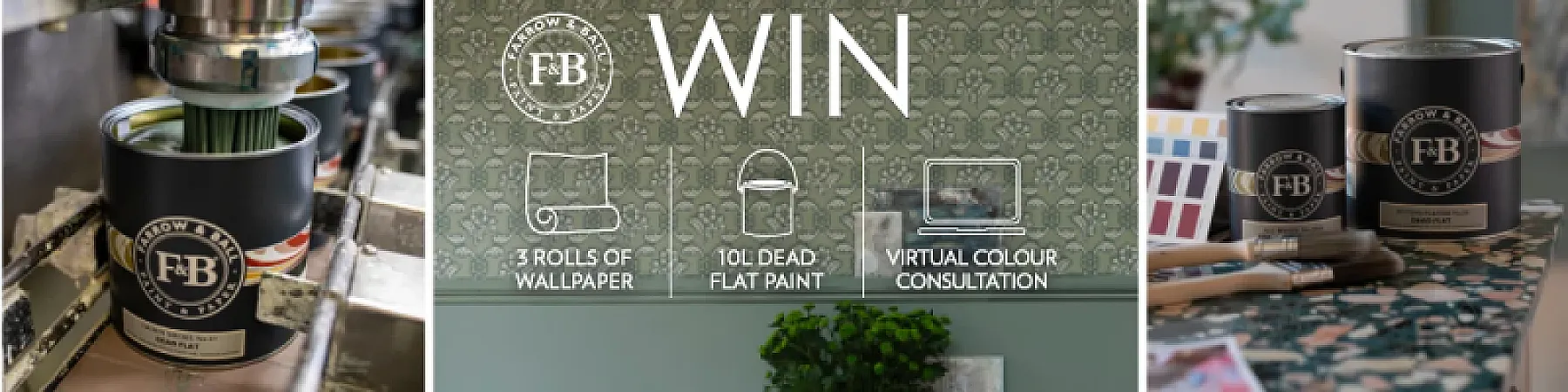 Win Farrow & Ball Paint & Wallpaper