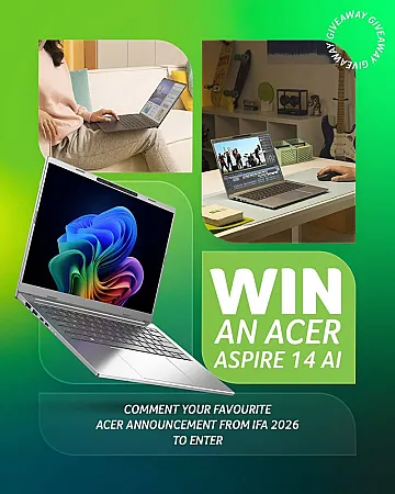 Prize image for Win an Acer Aspire Laptop