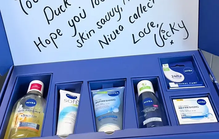 Prize image for Win a signed skincare PR box