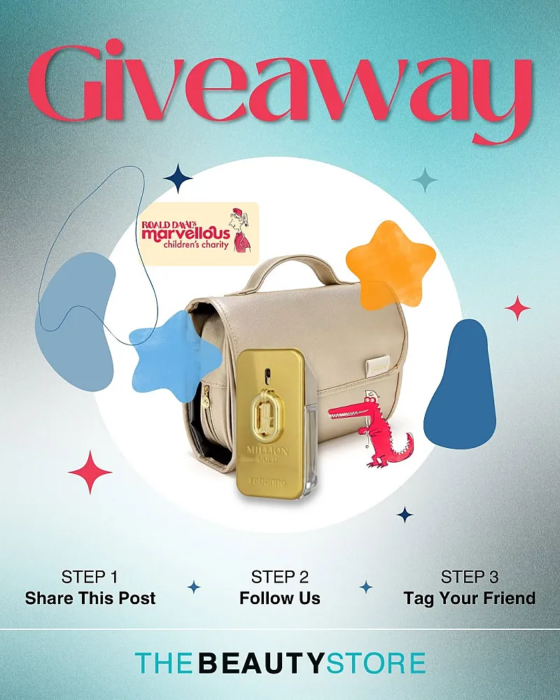 Win Paco Rabanne Million Gold Perfume & a Victoria Green Wash Bag