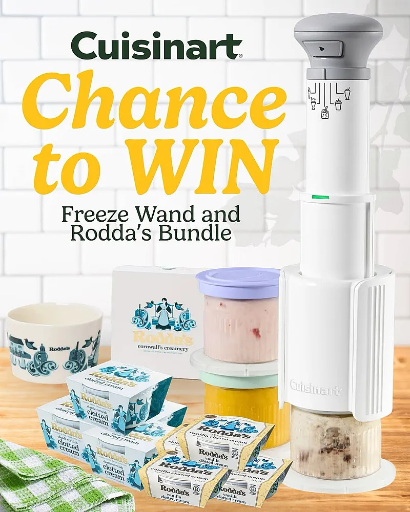 Win a Cuisinart Freeze Ice Cream Maker, Clotted Cream + Ceramic Ramekins