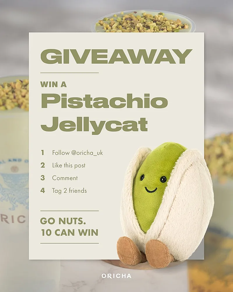 Win a Pistachio Jellycat (10 Winners)