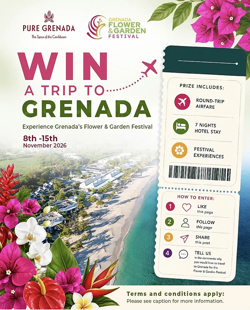Win a Trip to the Grenada Flower Festival