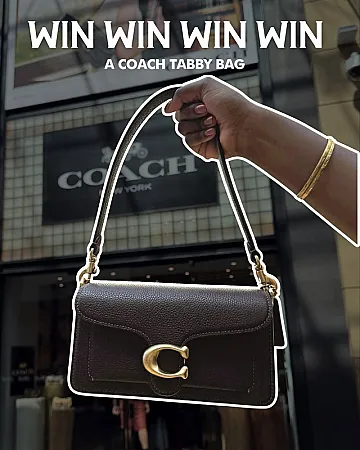 Prize image for Win a Coach Tabby Bag