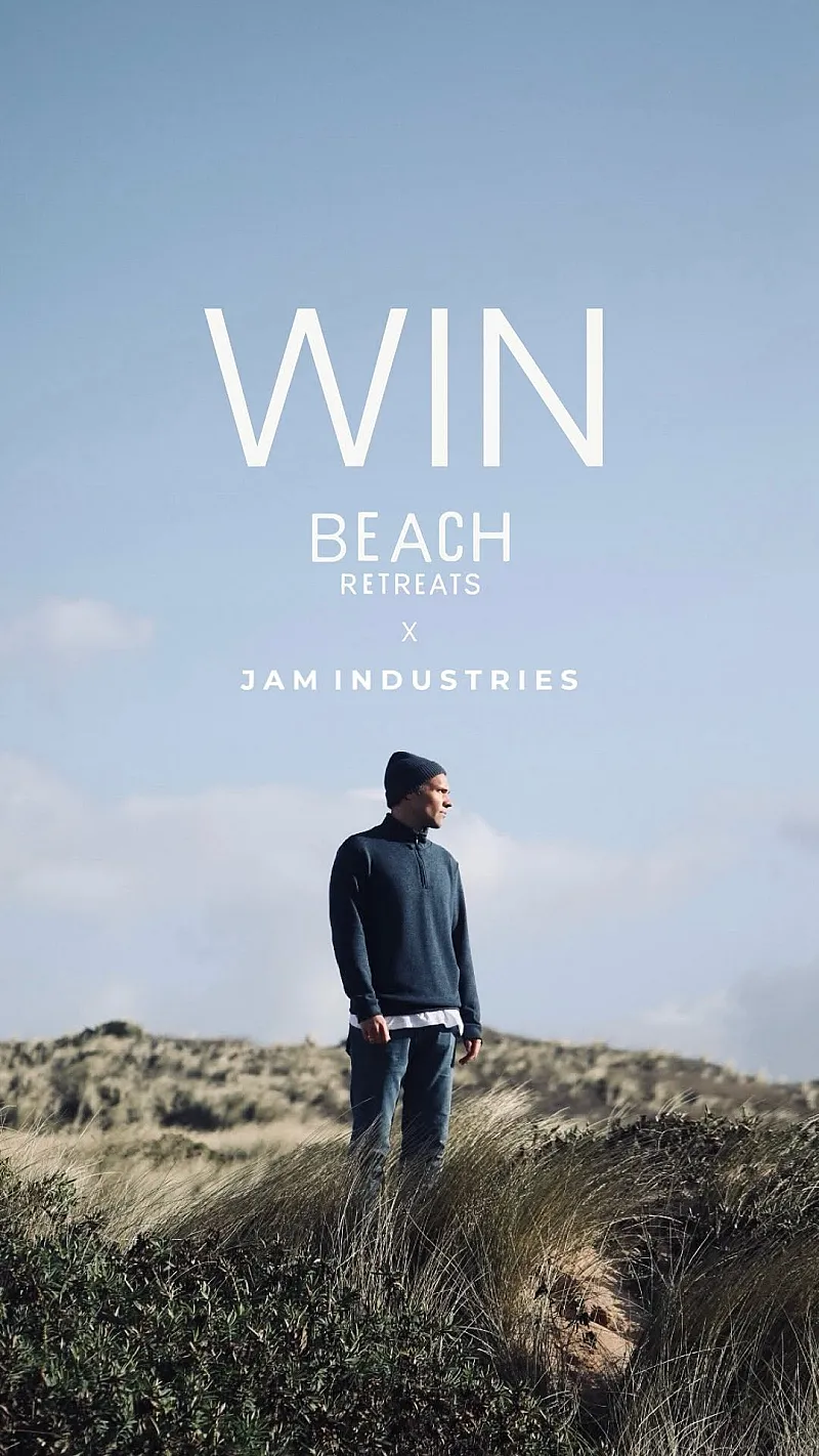 Win a Beach Retreats Stay and Jam Industries Vouchers