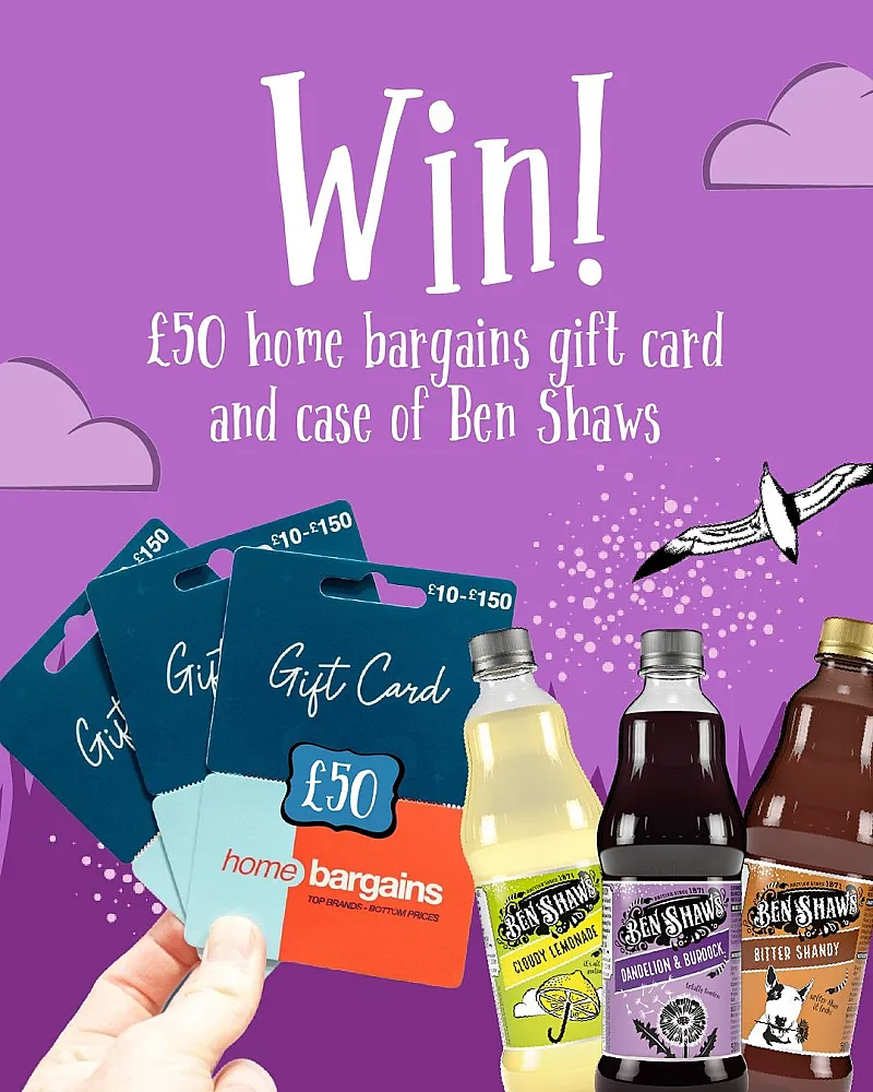 Win a £50 Home Bargains Giftcard and a Case of Drinks
