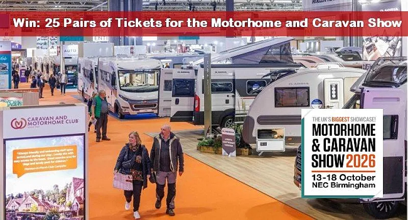 Win 1 of 25 Pairs of Tickets to the Motorhome & Caravan Show