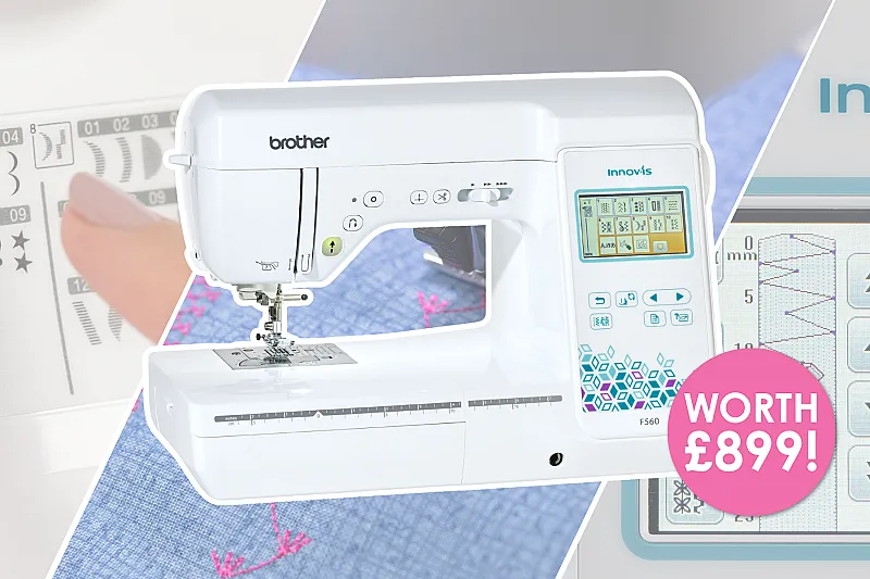 Win an Innov-is F560 Sewing and Quilting Machine