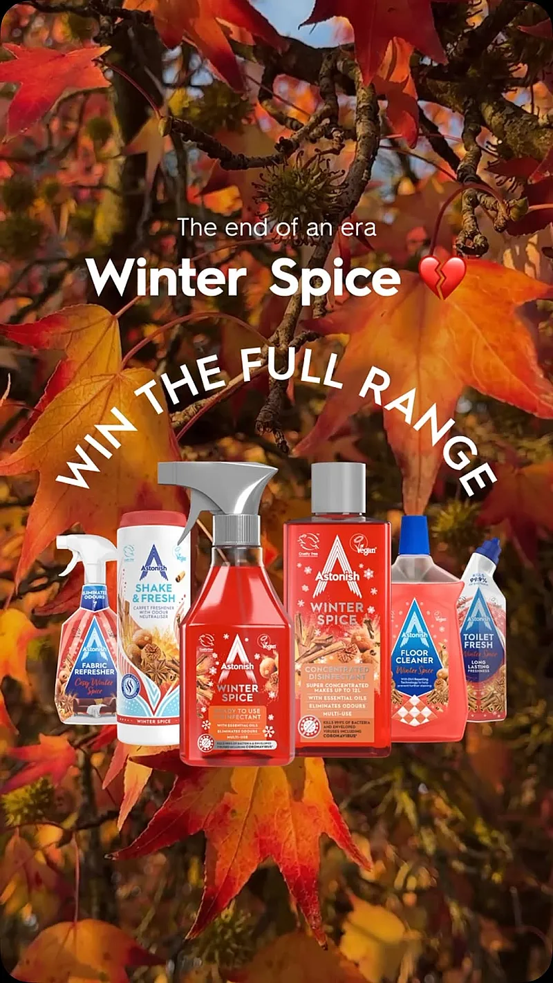 Win a Winter Spice Cleaning Bundle