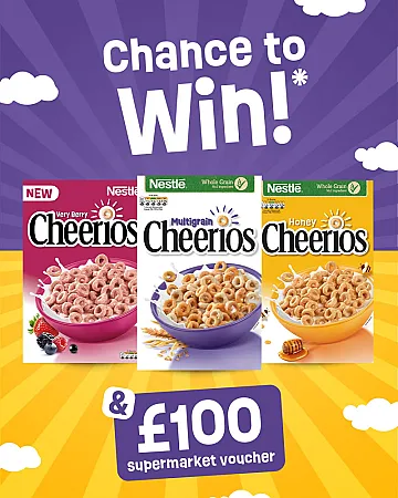 Prize image for Win a Cheerios Breakfast Bundle plus a £100 voucher