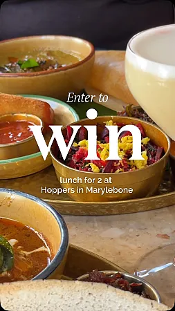 Prize image for Win Lunch for 2 with Drinks at Hoppers (London)