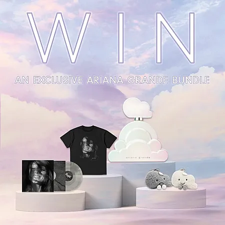 Prize image for Win an Ariana Grande prize bundle