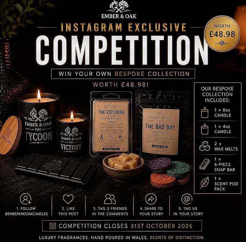 Win a Luxury Bespoke Coconut Candle Collection