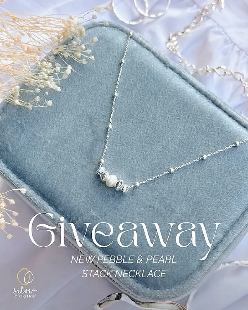 Win a Pebble & Pearl Stack Necklace