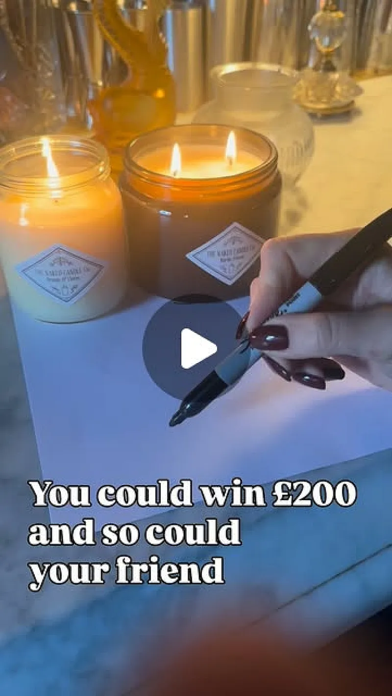 Win £200 for Both You and a Friend to Spend at the Naked Candle Co