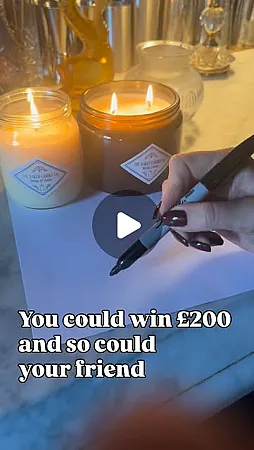 Prize image for Win £200 for Both You and a Friend to Spend at the Naked Candle Co