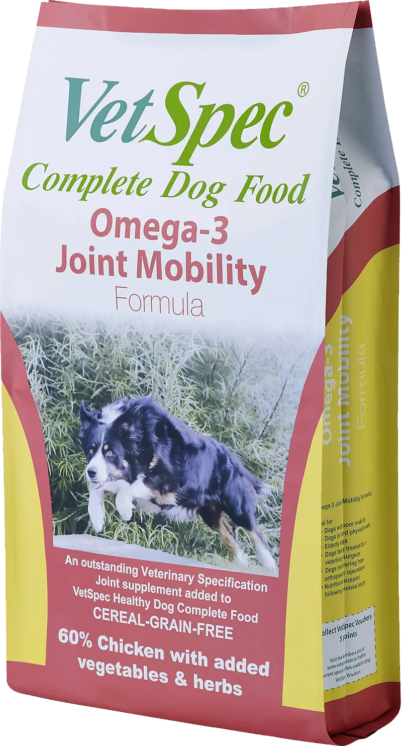 Win 12 Bags of VetSpec Super Premium Complete Dog Food!