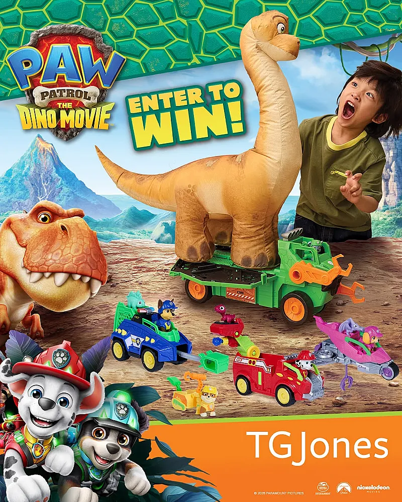Win a Paw Patrol Dino Toy Bundle