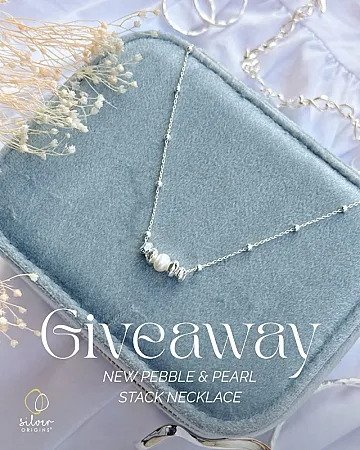 Prize image for Win a Pebble & Pearl Stack Necklace