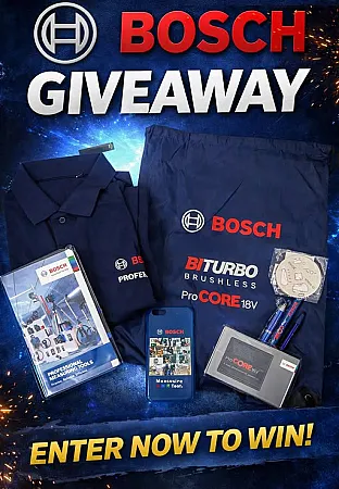 Prize image for Win a Bosch Merch Bundle