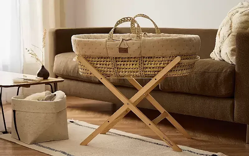 Win A Little Green Sheep Moses Basket & Bedding Bundle