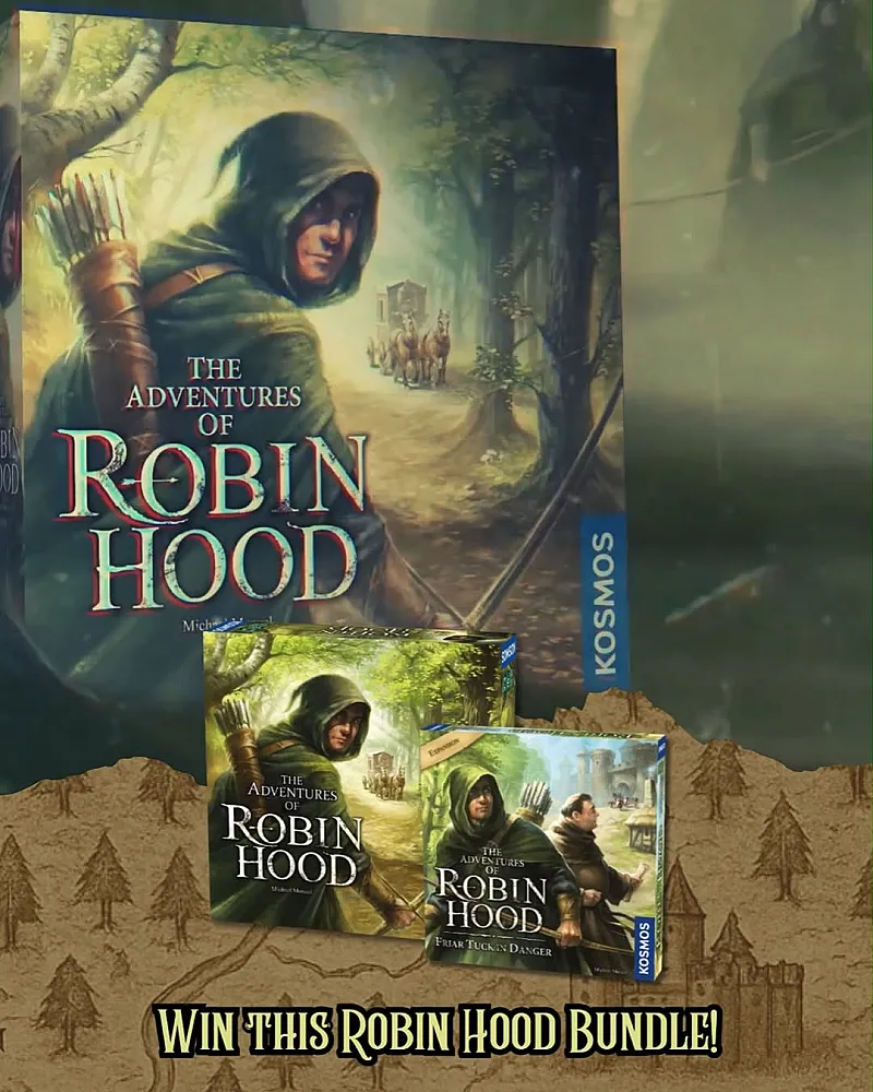 Win The Adventures of Robin Hood board game + expansion