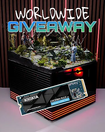 Prize image for Win a Kioxia Exceria 1TB NVMe SSD