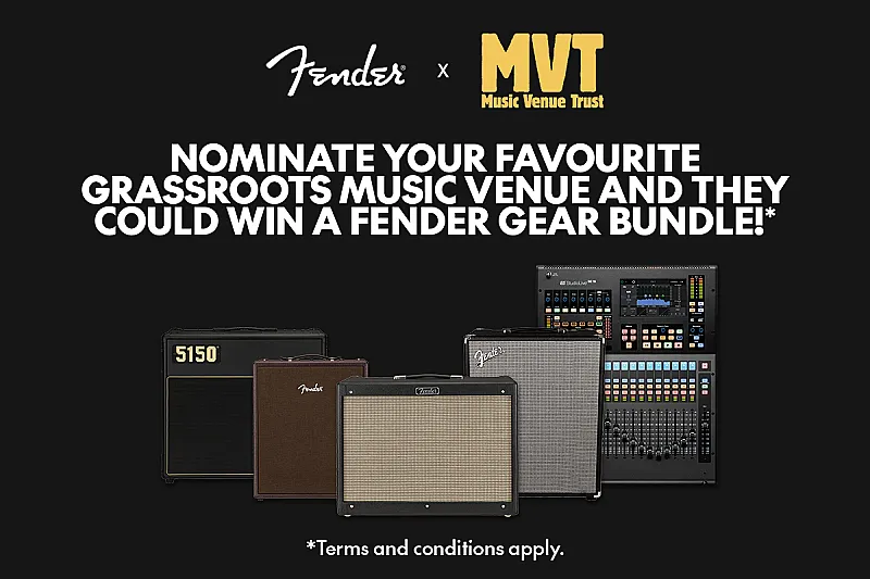 Win a Fender 75th Anniversary Player II Sparkle Precision Bass
