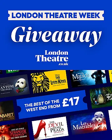 Prize image for Win a £100 voucher to be used on theatre tickets