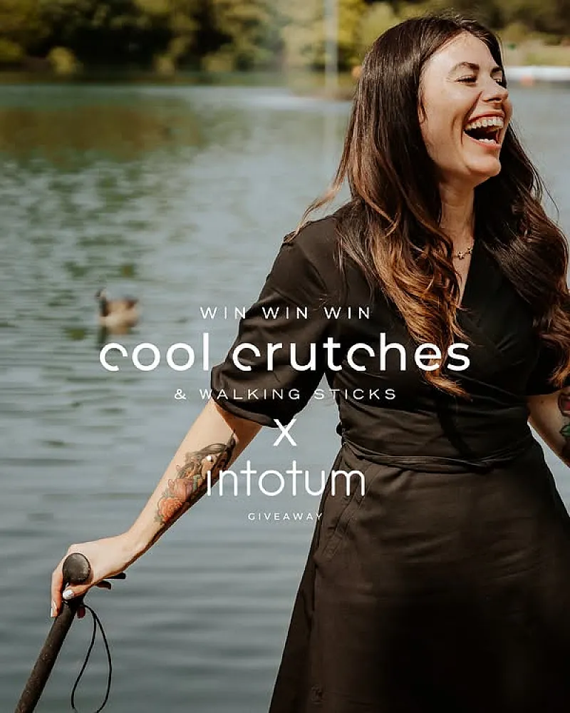 Win a Pair of Cool Crutches or a Cool Walking Stick of Your Choice