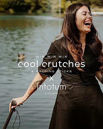 Prize image for Win a Pair of Cool Crutches or a Cool Walking Stick of Your Choice