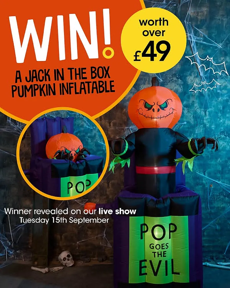 Win a Jack in the Box Pumpkin Inflatable