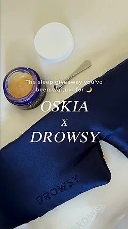Win an Oskia Midnight Eye-Q and Silk Sleep Mask
