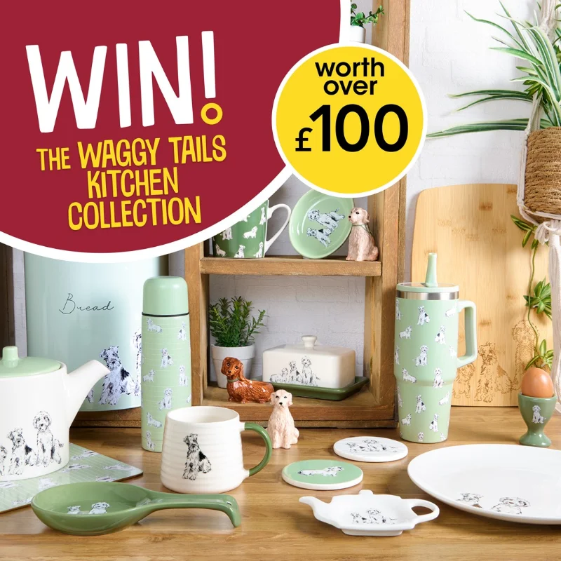 Win the Waggy Tails Kitchen Collection