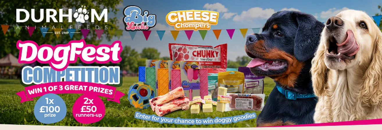 Win £100 worth of Durham Animal Feeds goodies