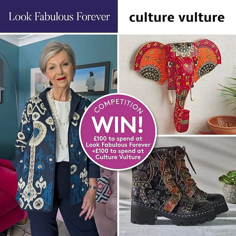 Win £100 to Spend at Look Fabulous Forever and £100 to Spend at Culture Vulture