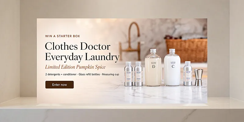 Win a Clothes Doctor Everyday Laundry Starter Box