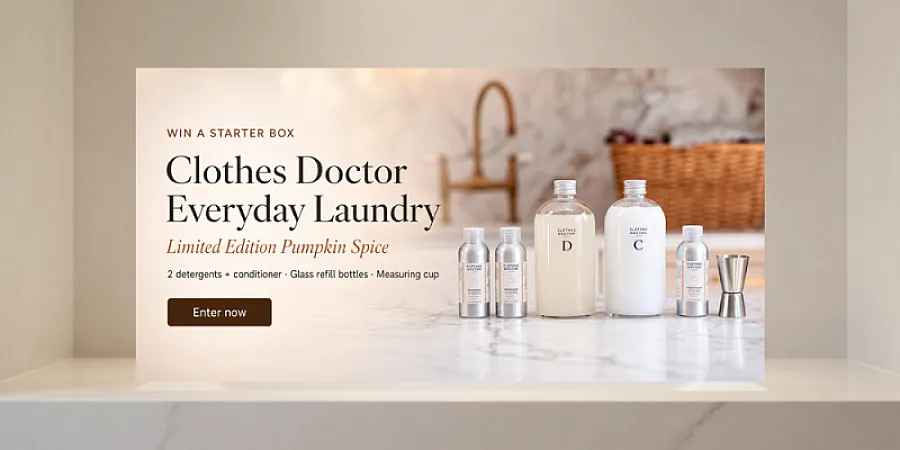 Win a Clothes Doctor Everyday Laundry Starter Box